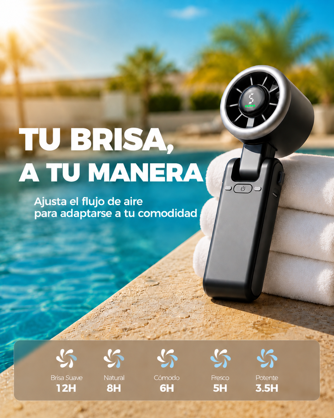 Ventilador Portátil Recargable USB